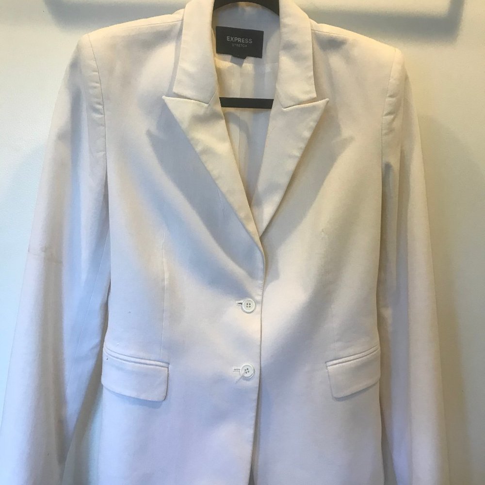 Express White Blazer